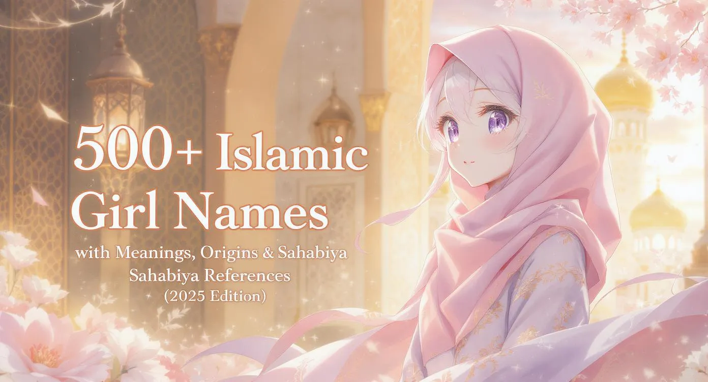A to Z Islamic Girl Names with Meanings, Origins & Sahabiya References (2025 Edition)