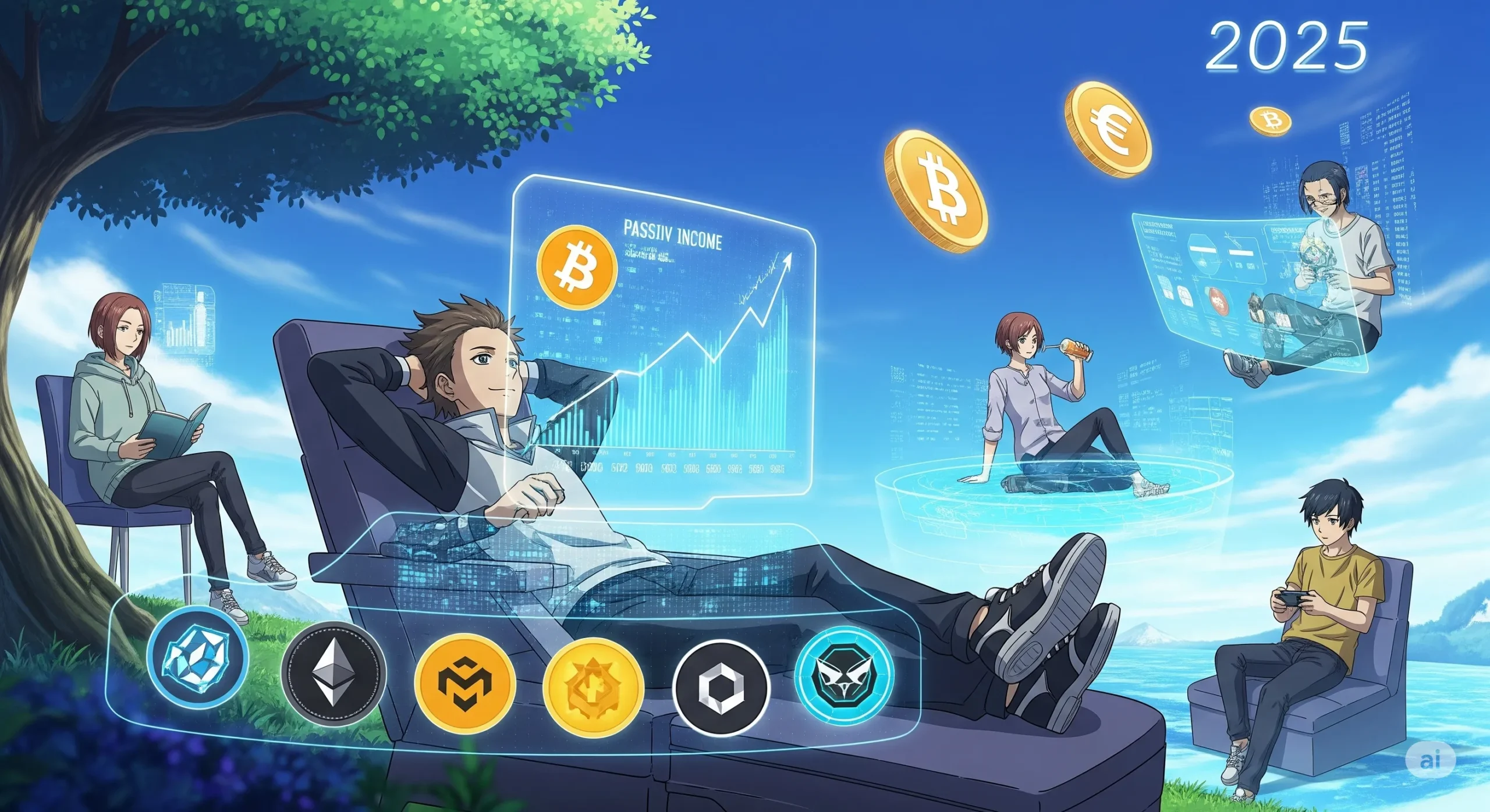 Top 5 Ways to Earn Passive Income with Crypto in 2025 (Even Without Trading)