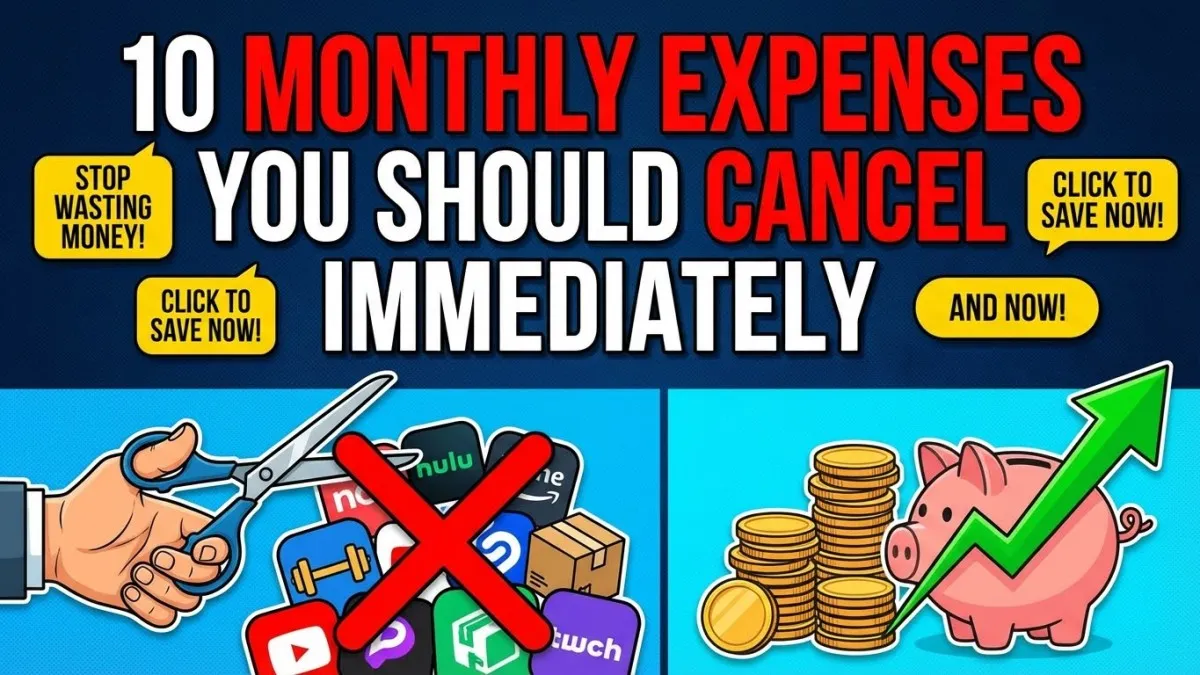 10 Monthly Expenses You Should Cancel Immediately to Save Thousands This Year