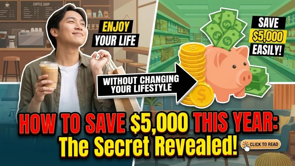 How to Save $5000 This Year Without Changing Your Lifestyle