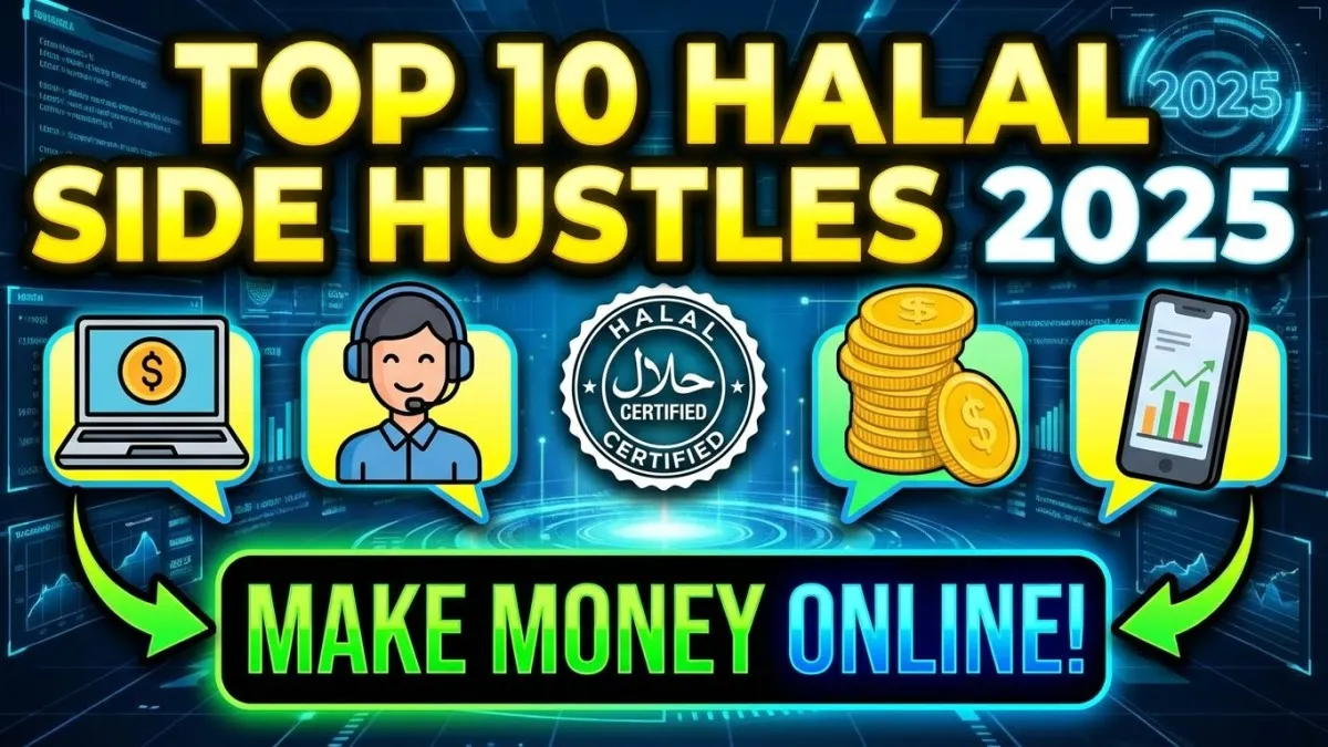 Top 10 Halal Side Hustles to Make Money Online in 2025