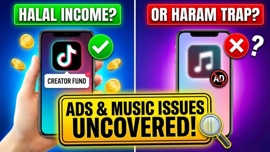 Is It Halal to Earn from TikTok Creator Fund? (Ads & Music Issues)