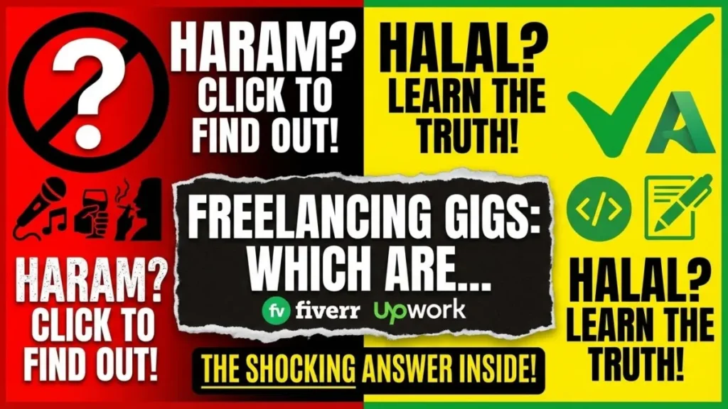 Freelancing on Fiverr/Upwork: Which Gigs Are Haram? (Logo Design, Music, etc.)