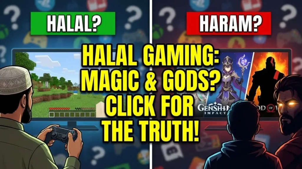 Halal Gaming: Is It Haram to Play Games with Magic or Gods? (Genshin/God of War)