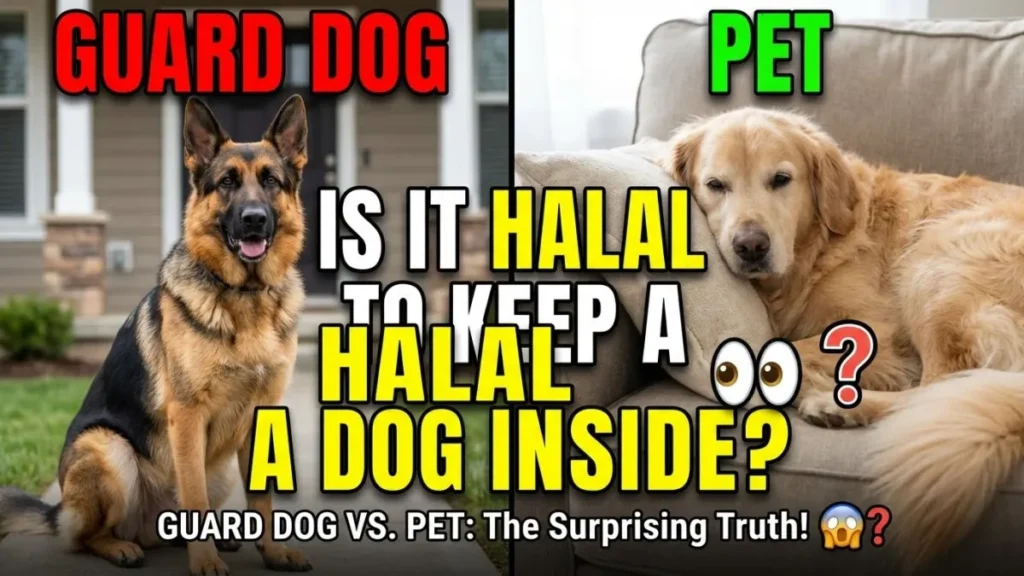 Is It Halal to keep a Dog inside the House? (Guard Dog vs. Pet)