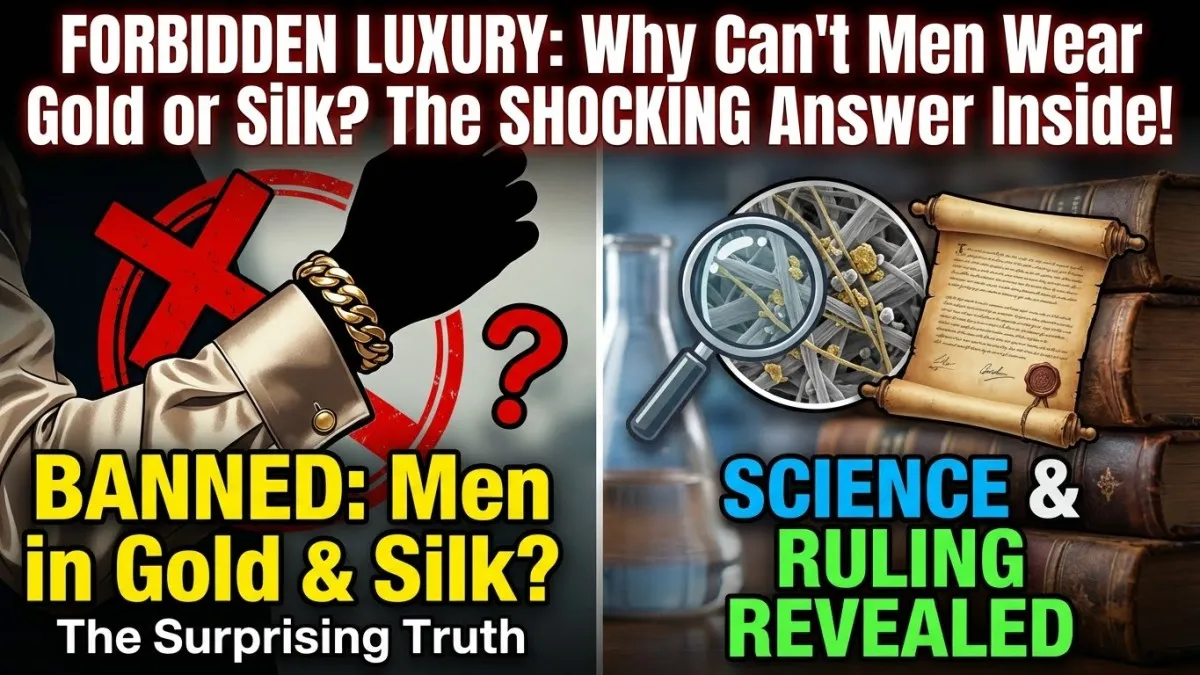 Can Men Wear Gold or Silk? The Science & Ruling Behind the Ban