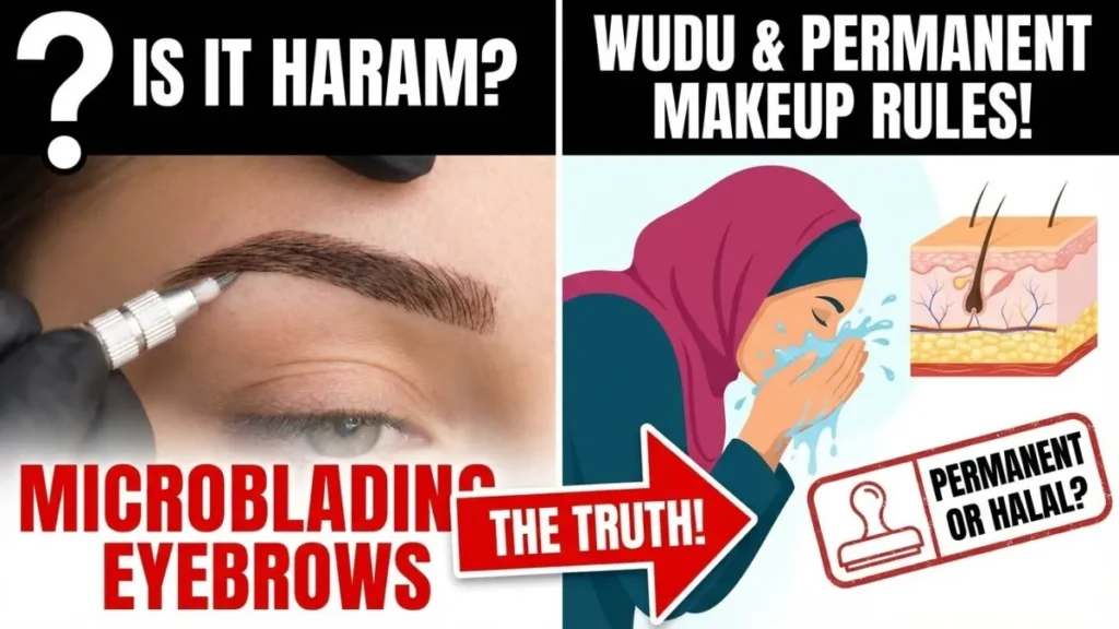 Is Microblading Eyebrows Haram? (Wudu & Permanent Makeup Rules)