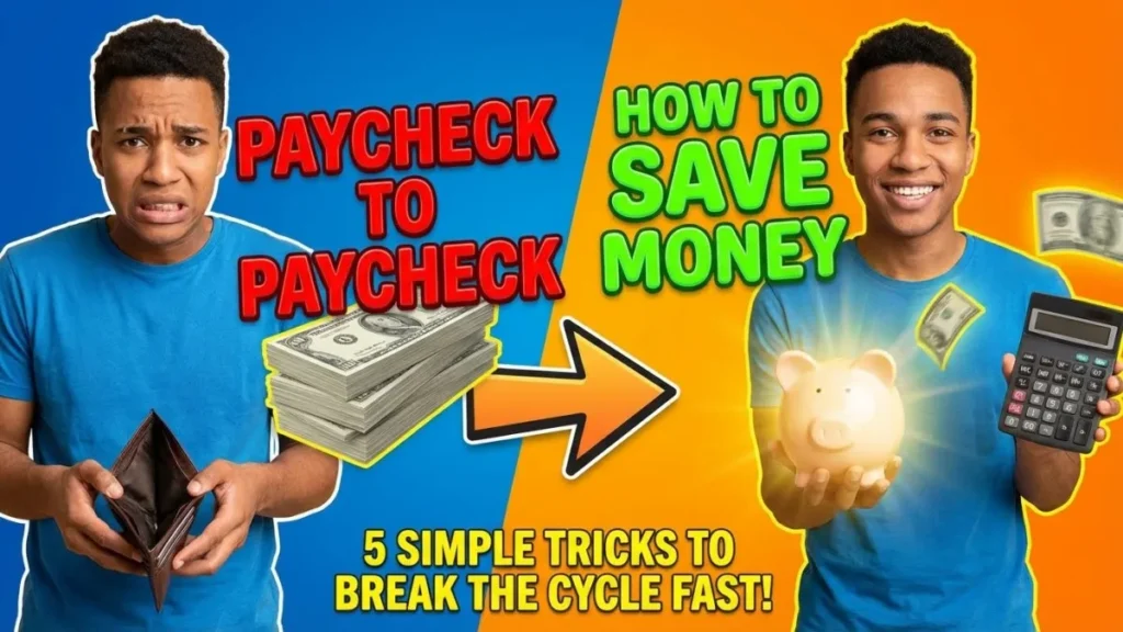 How to Save Money If You Live Paycheck to Paycheck
