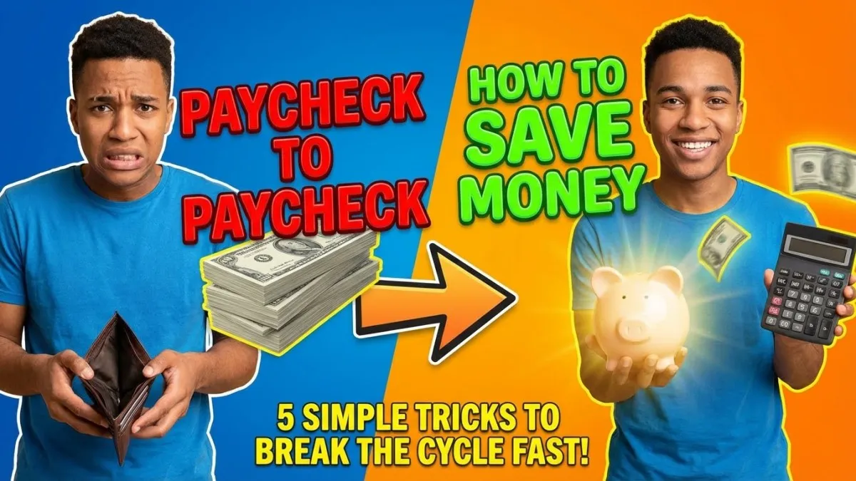 How to Save Money If You Live Paycheck to Paycheck
