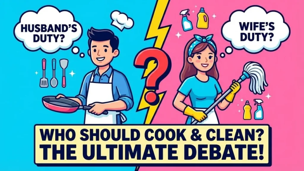 Husband’s Duty vs. Wife’s Duty: Who Should Cook and Clean?
