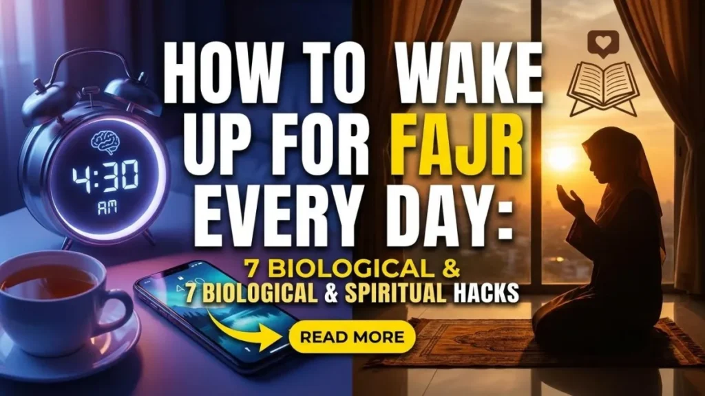 How to Wake Up for Fajr Every Day: 7 Biological & Spiritual Hacks