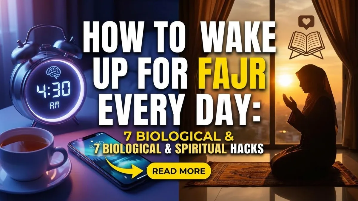 How to Wake Up for Fajr Every Day: 7 Biological & Spiritual Hacks