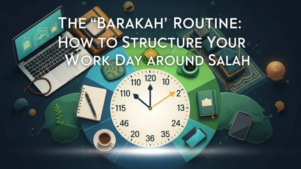The “Barakah” Routine: How to Structure Your Work Day Around Salah
